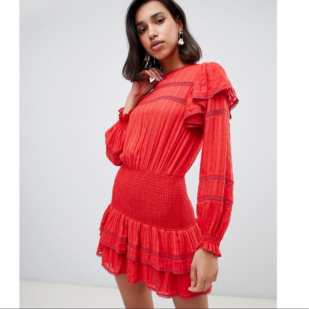 Stevie May Hold On Mini Dress NWT Small Red